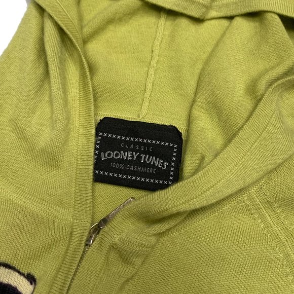 Looney Tunes Cashmere Zip-Hoodie "Pepe Le Pew" - Mint - Picture 3 of 4